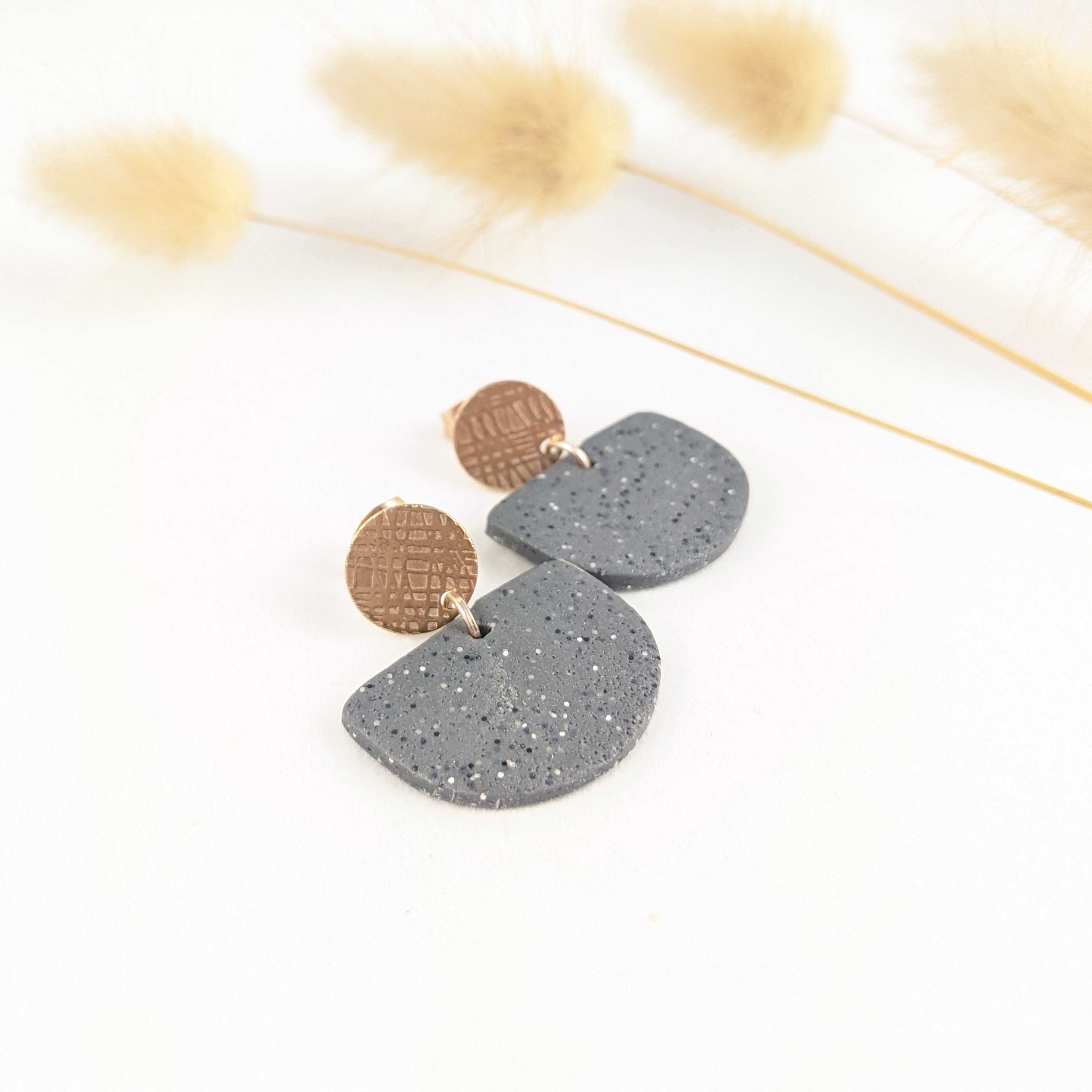 Polymer Clay "stone" dark