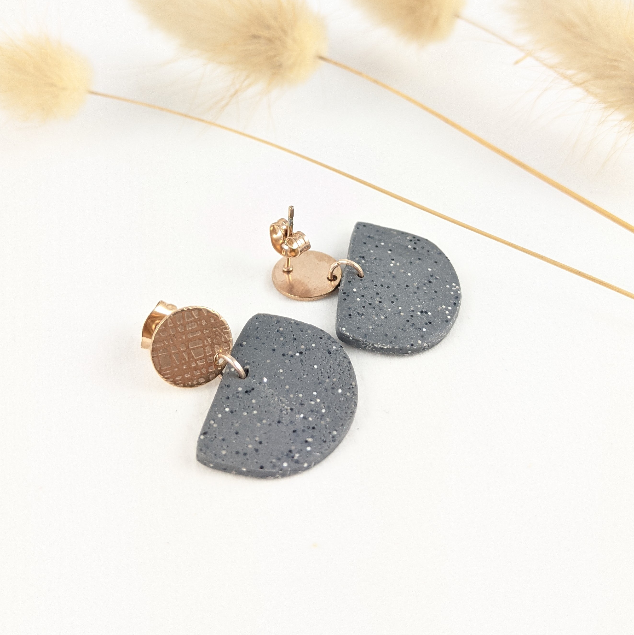 Polymer Clay "stone" dark
